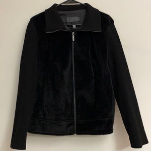 Jacklyn Smith womens black jacket size XL